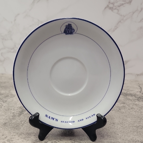Sam's Seafood And Steak Restaurant Saucer Dinnerware Restaurantware - Picture 1 of 4